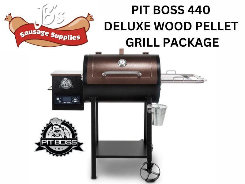 Pit Boss 440 Deluxe Pellet Grill Package from JB's Sausage Supplies